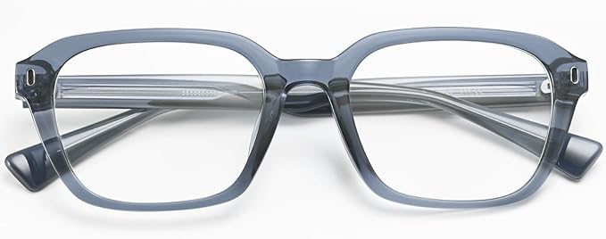 Dollger Blue Light Glasses Men Rectangle Vintage Anti BlueLight Blocking Glare Cute Trendy Computer Gaming UV Eyeglasses