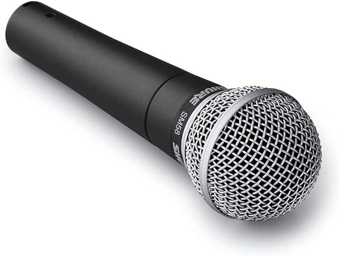 Shure SM58 Professional XLR Dynamic Vocal Microphone – Cardioid Mic for Live Performance, Studio Recording, Podcasting & Broadcasting (SM58-LC)