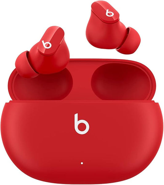 Beats Studio Buds - True Wireless Noise Cancelling Earphones - Beats Red (Renewed Premium)