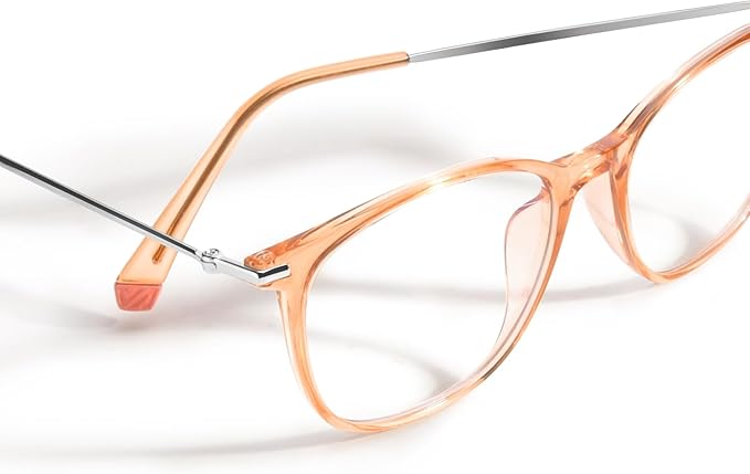 VISOONE Anti Slip TR90 Blue Light Blocking Glasses Size M Eyewear Frame with Anti Glare Eye Protection for Women GaeL