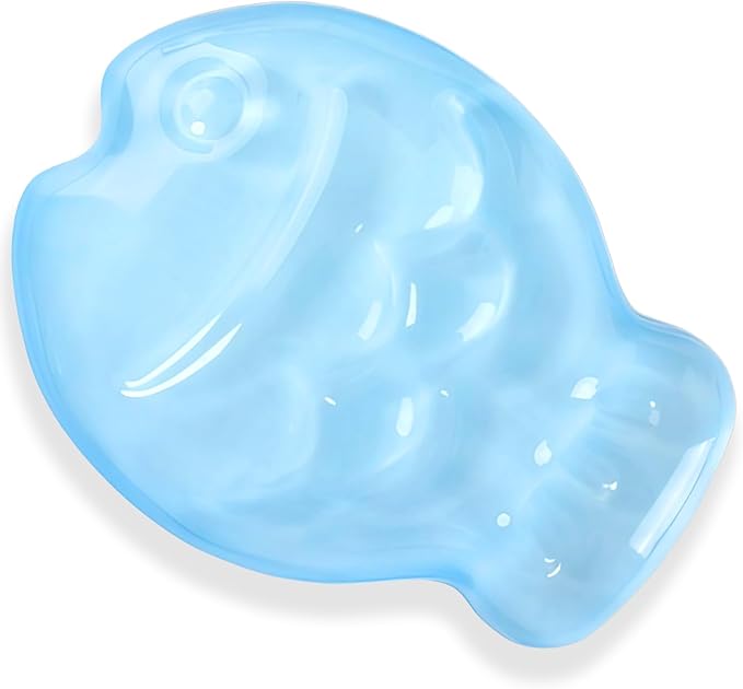 Gel Wrist Rest for Mouse Cute Clear Cool Mouse Wrist Rest Transparent Ergonomic Blue Ocean Fish Elbow Pad Cushion Silicone Non-Slip Mouse Wrist Pad for Computer Keyboard Gaming Home Office Hand Pillow