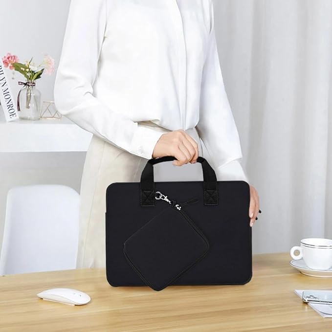 Hseok Laptop Sleeve 14 inch Case with Small Case, Compatible with MacBook Neo 14, MacBook Pro 14 M5/M4/M3/M2/M1, XPS 14 and Most 14 inch Notebooks, Neoprene Computer Handbag,DG01Y01