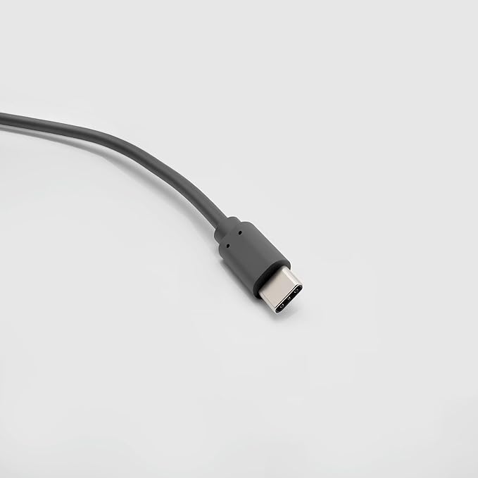 Mini USB C to DC 5.5x2.1mm Power Cable, Type-C to Waterproof DC5521 Cable for Power Bank 65W+ PD Source, Compatible with USB-C Devices, 6.5FT/2M