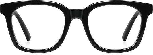 Blue Light Blocking Glasses for Women Men,Oversize Fashion Squre Anti Eyestrain Glasses for Gaming/Reading/TV