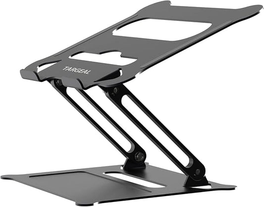 Adjustable Laptop Stand,Portable Laptop Computer Stand Riser&Multi-Angle Stand with Heat-Vent to Elevate Laptop Holder for Mac,Notebook,Lenovo KT1-black