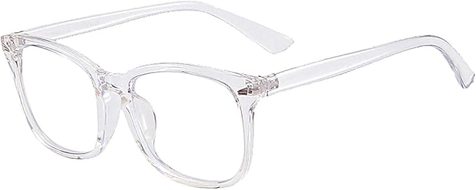 MAXJULI Blue Light Blocking Glasses,Computer Reading/Gaming/TV/Phones Glasses for Women Men(Transparent)