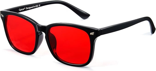 Cyxus Blue Light Glasses Men Women Reduce Eye Strain UV Blocking for Office Work Computer Screen 8082