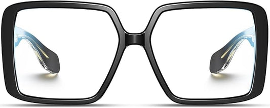 VISOONE Oversized TR90 Blue Light Blocking Glasses Fashion Accessories Non Prescription for Women Harvard