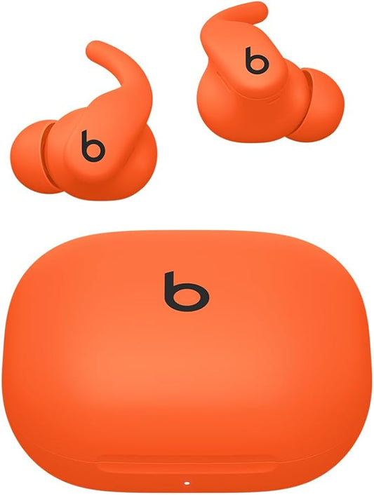 Beats Powerbeats Fit - Wireless Noise Cancelling Workout Earbuds with Secure-Fit Wingtips, Up to 30-Hour Battery Life, Sweat & Water Resistant, Apple & Android Compatible - Spark Orange