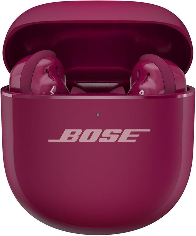 Bose QuietComfort Ultra Earbuds (2nd Gen) - Wireless Noise Cancelling Earbuds with Mic, Immersive Audio, USB-C Charging, Up to 6 Hours Battery, IPX4 Rating, Deep Plum - Limited Edition Color