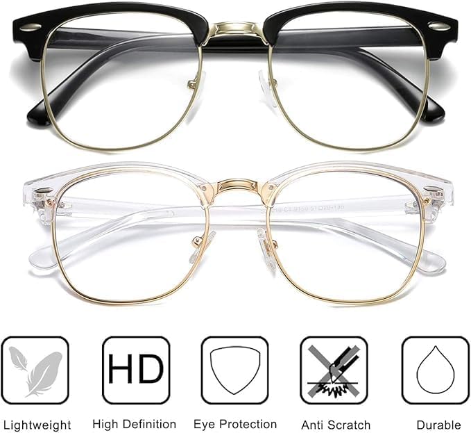 Perfectmiaoxuan Blue Light Blocking Glasses,Computer/Gaming/Screen Glasses for Women or Men，Anti Blue Light & UV