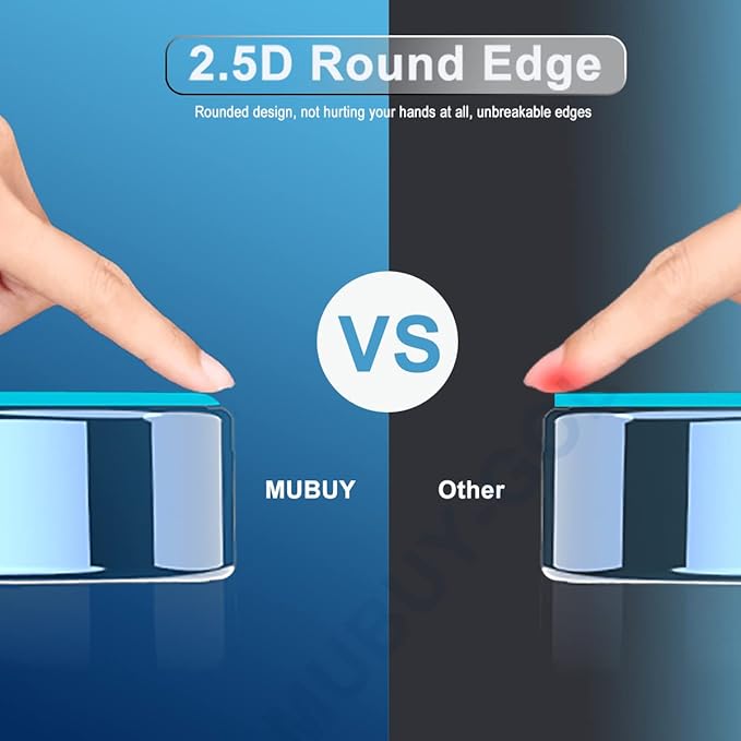 Compatible with MacBookPro 16 inch Screen Protector 2026-2021 Release M5-M1 A3428 A3429 A3403 A2991 A2780 A2485 with Touch ID, MacBook Pro 16.2 Tempered Glass Screen Protector 9H Hardness,Anti-Fingerprint