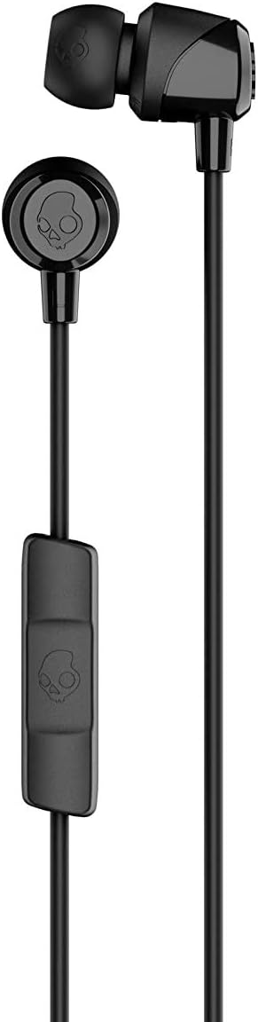 Skullcandy Jib Wired Earbuds with 3.5mm AUX Plug,Noise Isolating Fit,in-Line Microphone Call and Track Control,Convenient for Travel - Black,(Pack of 6)