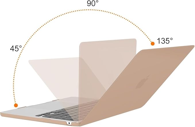 MOSISO Compatible with MacBook Air 13 inch Case M5 2026 M4 2025 M3 M2 2024-2022 A3449 A3240 A3113 A2681,Hard Shell&Keyboard Cover&Screen Film&Pouch for MacBook Air 13.6 inch Case, Bronze Brown