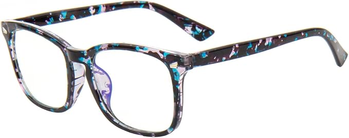 MAXJULI Blue Light Blocking Glasses,Computer Reading/Gaming/TV/Phones Glasses for Women Men(Green-Black Tortoise)