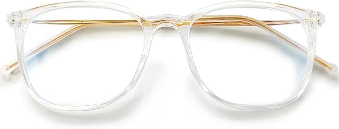 VISOONE Light Weight Slip Resistant Blue Light Blocking Computer Glasses with Anti Glare UV400 for Man Women GAEL