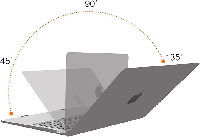 MOSISO Compatible with MacBook Air 13 inch Case M1 Chip 2021-2018 Release A2337 A2179 A1932, Plastic Hard Shell&Keyboard Cover&Screen Film&Storage Bag for MacBook Air 13.3 inch Case, Gray