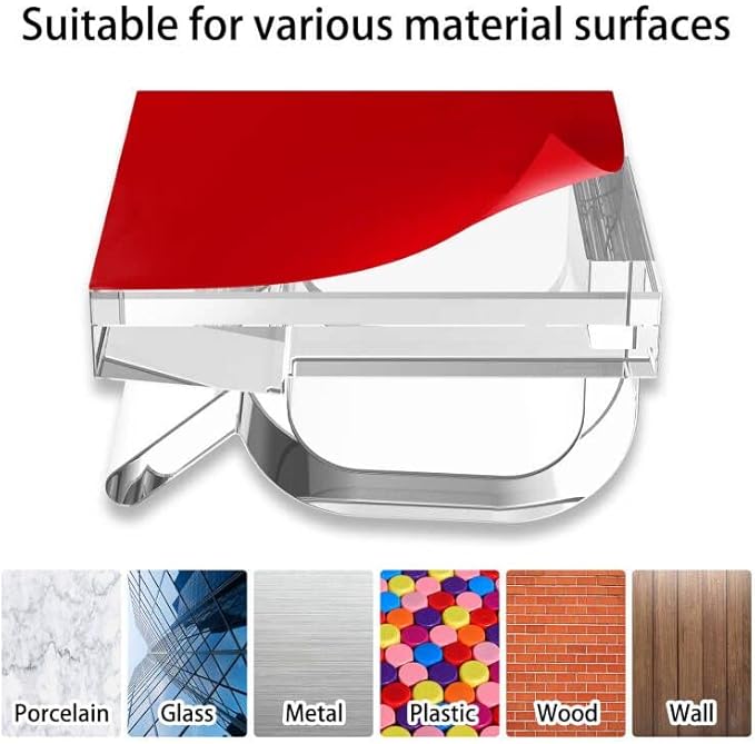 100 Pcs Cable Clips, Adhesive Cable Organizer Cord Holder Wire Clip Wire Management Self Adhesive Hooks Wire Holder for Office, Home(Transparent, 100PCS) - Image 3