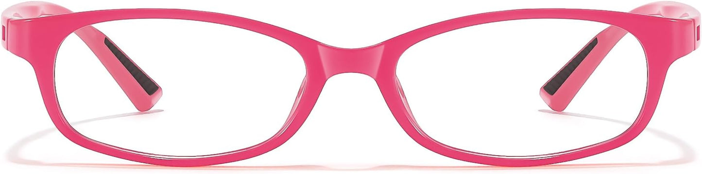 SODQW Office-Siren Blue Light Glasses for Women, Rectangle Frame, Y2K Small Eyewear, Anti Eyestrain Computer Glasses