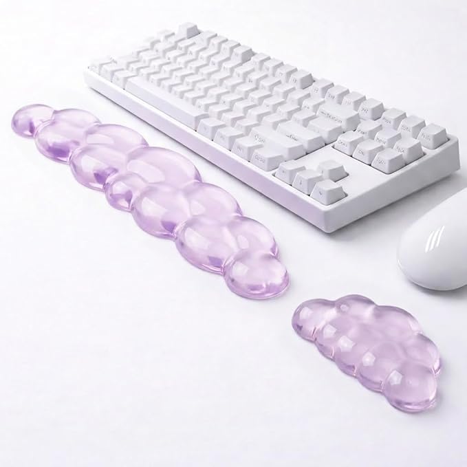 Ultimate Cute Ergonomic Wrist Rest – Instant Relief, Cloud-Like Comfort, Premium Silicone & TPU, Ultra-Soft, Durable, Gift-Boxed for Office, Study, Gaming & More