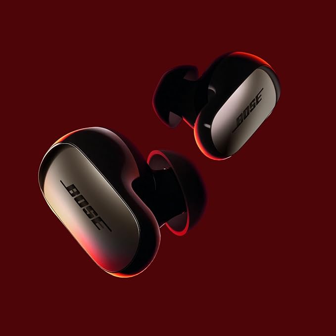 Bose QuietComfort Ultra Earbuds (2nd Gen) - Wireless Noise Cancelling Earbuds with Mic, Immersive Audio, USB-C Charging, Up to 6 Hours Battery, IPX4 Rating, Black