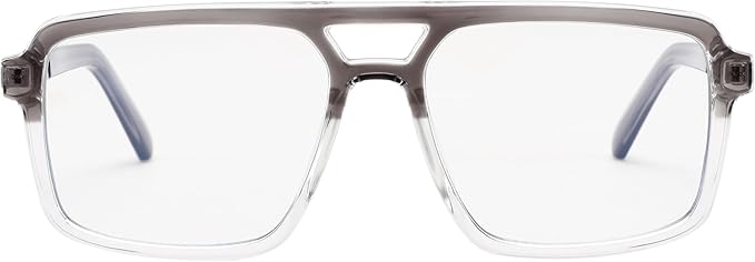 FEISEDY Retro Aviator Blue Light Glasses for Men Women Square Frame Computer Reading/TV/Phones Glasses B0209