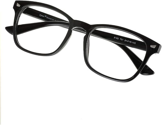 Cyxus Blue Light Glasses Men Women Reduce Eye Strain UV Blocking for Office Work Computer Screen 8082