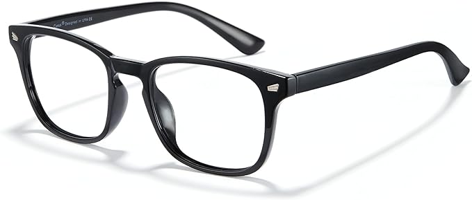 Cyxus Blue Light Glasses Men Women Reduce Eye Strain UV Blocking for Office Work Computer Screen 8082