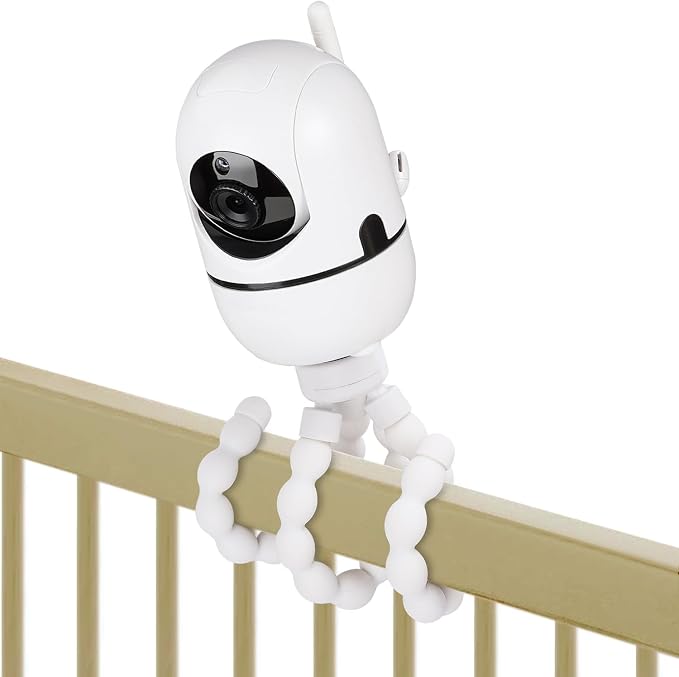 Tripod Baby Monitor Mount for HelloBaby HB6550/HB6560/HB6240/HB6148/HB6339/HB66/HB65/HB40, ANMEATE 549/SM935E, Flexible Camera Mount Attach Your Monitor Wherever You Want(Camera NOT Include) by wochel