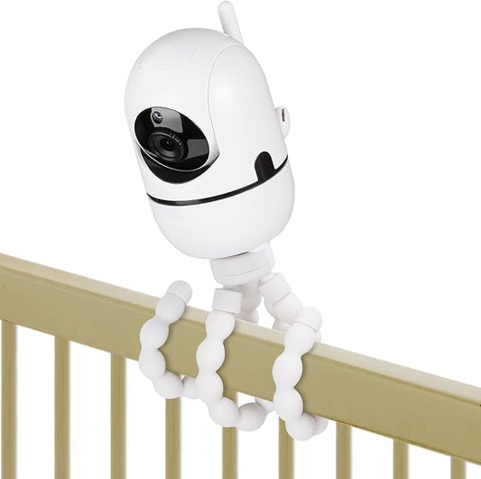 Tripod Baby Monitor Mount for HelloBaby HB6550/HB6560/HB6240/HB6148/HB6339/HB66/HB65/HB40, ANMEATE 549/SM935E, Flexible Camera Mount Attach Your Monitor Wherever You Want(Camera NOT Include) by wochel