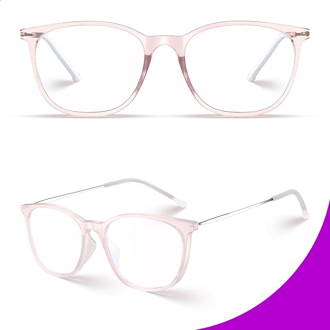 VISOONE Light Weight Slip Resistant Blue Light Blocking Computer Glasses with Anti Glare UV400 for Man Women GAEL