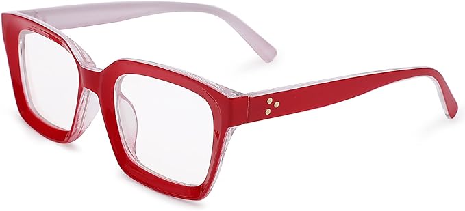 COASION Blue Light Blocking Eyeglasses Classic Thick Square Rim Frame Eyewear for Women Men