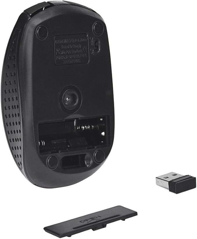 Wireless 2.4GHz Cordless Gaming Mouse with USB Receiver for PC & Laptop