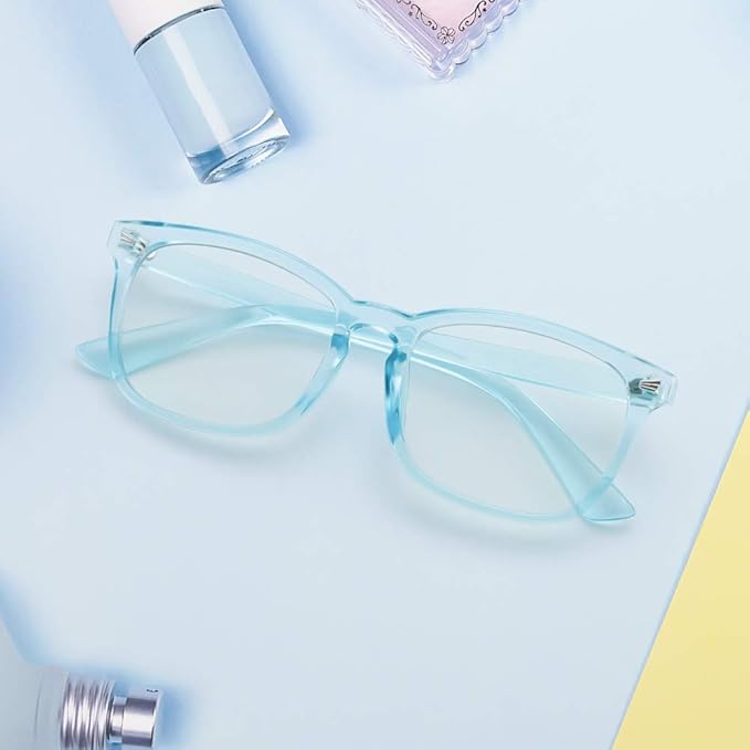 Cyxus Blue Light Glasses Men Women Reduce Eye Strain UV Blocking for Office Work Computer Screen 8082