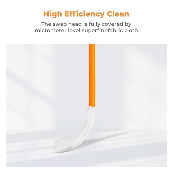 K&F Concept 14pcs Double Tipped 24mm APS Full Frame Sensor Cleaning Swab, DSLR or SLR Digital Camera Cleaning kit and Full Frame Sensor Cleaning Swab - Image 6