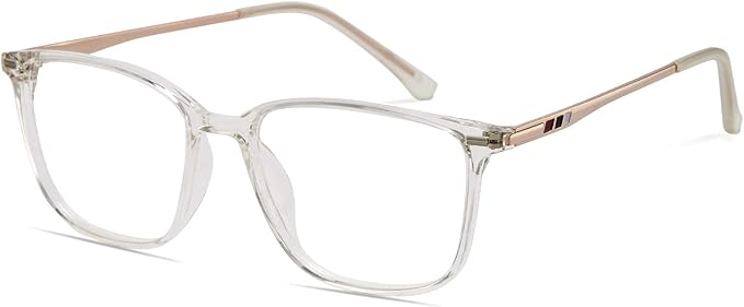 Cyxus Blue Light Blocking Glasses for Men and Women, Ultra Lightweight TR90 Metal Frame Computer Glasses for Gaming, Office, Reading, Digital Screen Protection 8208T34