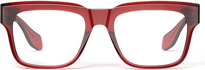 VISOONE TR90 Square Blue Light Blocking Glasses Fashion Computer Eyewear for Women and Men RANDI