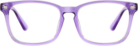 TIJN Blue Light Blocking Glasses for Women Men Square Frame Nerd Eyeglasses Anti Blue Ray Computer Screen Glasses