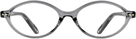 TIJN Olisa Blue Light Blocking Glasses for Women Men,Retro Oval Frame Bluelight Eyeglasses for Gaming/Computer/Screen