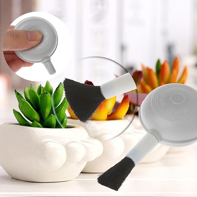 Air Blower Dual-Head Camera Lens Removal Tool with Detachable Brush for DSLR Sensor Keyboard Electronics - Image 4