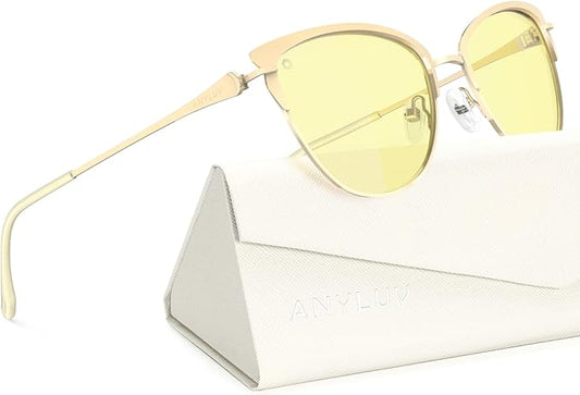 ANYLUV Blue Light Glasses for Woman Men, Womens Blue Light Blocking Glasses Computer Glasses Anti Eyestrain