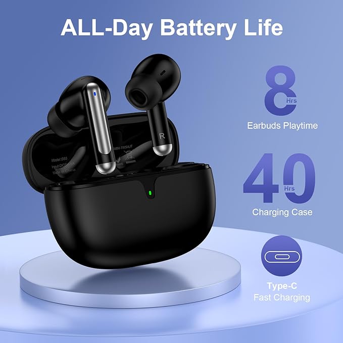 for Samsung Wireless Earbuds, Bluetooth Headphones for Samsung Galaxy S26 Ultra/S25/S24/S23/S22/S21/A16/A15/A56/A36/Z Flip7 Wireless Ear Buds, 60Hrs Playtime, Hi-Fi, Noise Cancelling, IP7 Waterproof