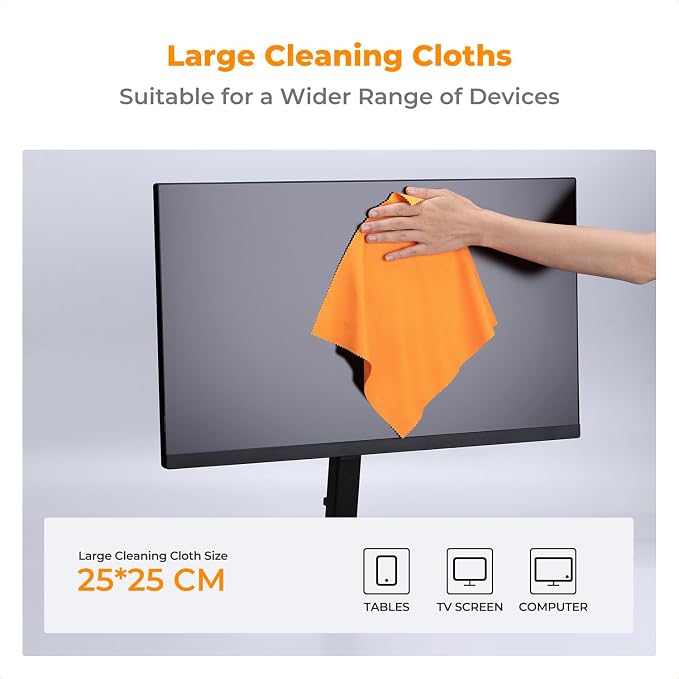 K&F CONCEPT 23 in 1 Camera Lens Cleaning Kit for DSLR Filter with Replaceable Cleaning Pen+Air Blower+Cleaning Liquid+Cleaning Cloth*2+Full-Frame Swab*10+Vacuum Cleaning Cloth*6+Anti-Static Gloves - Image 6