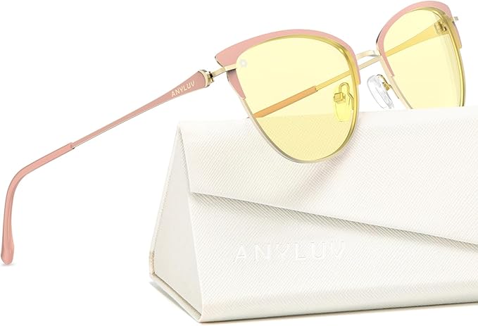 ANYLUV Blue Light Glasses for Woman Men, Womens Blue Light Blocking Glasses Computer Glasses Anti Eyestrain