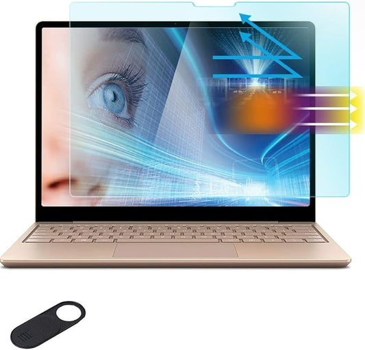 Eye Protection Screen Protector for Surface Laptop Go 3 12.4"/Surface Laptop-Go 2/Surface LaptopGo 12.4 inch Laptop 2025 2024 2023 2022 2021 2020 Anti Blue Light Glare UV Blocking Filter Film