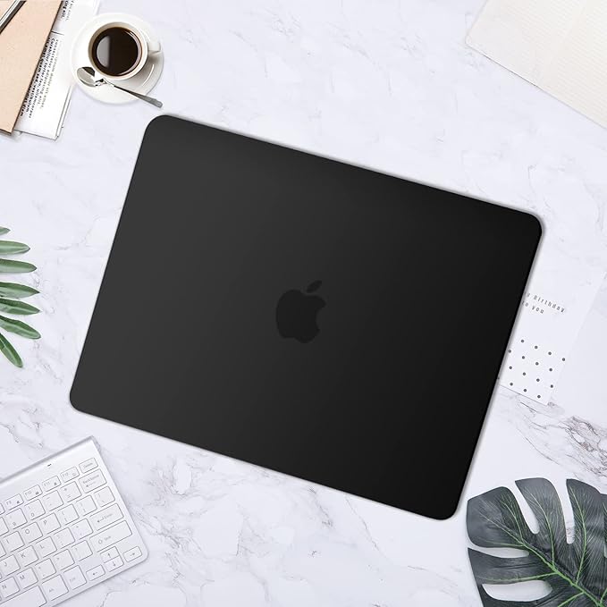 MOSISO Compatible with MacBook Pro 13 inch Case M2 2026, 2025, 2024-2016 A2338 M1 A2251 A2289 A2159 A1989 A1708 A1706, Plastic Hard Case&Bag&Keyboard Skin&Webcam Cover&Screen Protector, Black