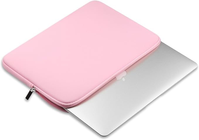 CCPK Laptop Sleeve 15.6" for MacBook Pro 16 inch Mac Air 15 inch M4 M3 Compatible with Hp Lenovo Dell Acer Computer Laptop Bag Sleeve Carrying Case Cover Protective Skin 15.6-16 inch Accessories, Pink