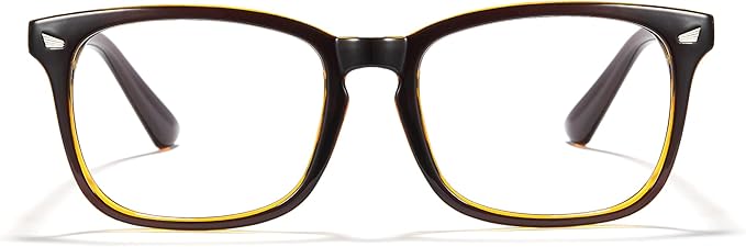 Cyxus Blue Light Glasses Men Women Reduce Eye Strain UV Blocking for Office Work Computer Screen 8082