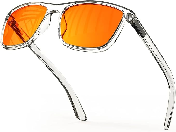 Bloomoak 100% Red Lens Blue Green Light Blocking Glasses- Dual AR Coatings Sleep Glasses Before Bed - Anti Glare, Fatigue