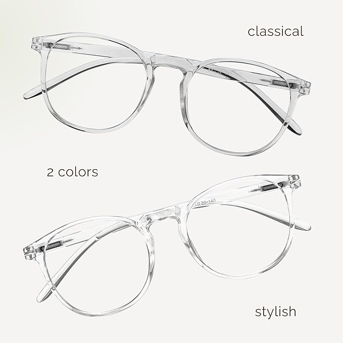 IBOANN Blue Light Glasses for Woman/Men, Fashion Blue Light Glasses Men, Fake Glasses Help Reduce Screen Fatigue